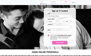 Asian Online Personals Asian Online Personals Homepage Image